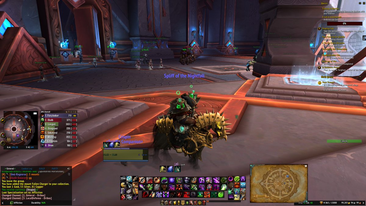 coldchill_xi's tweet image. Fallen Carger just dropped!🤯 #Shadowlands #mountdrop #cansleepnow