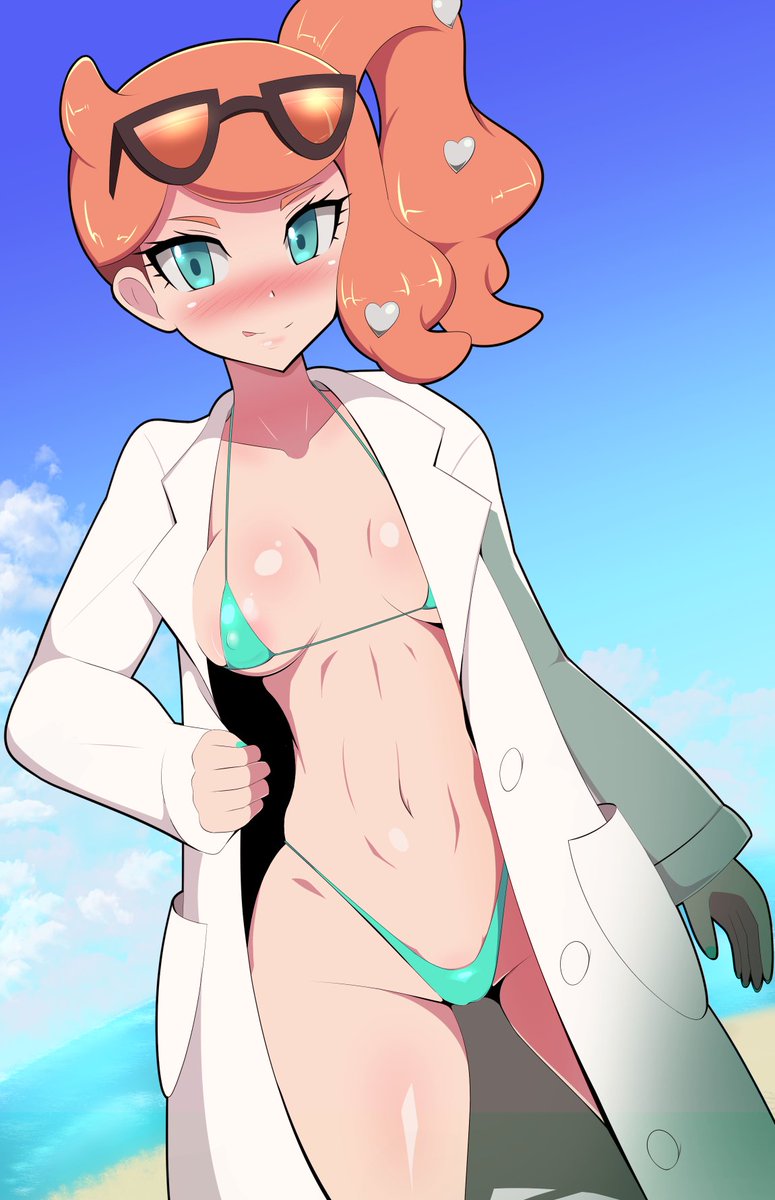 白衣水着ソニア博士はいいぞ 