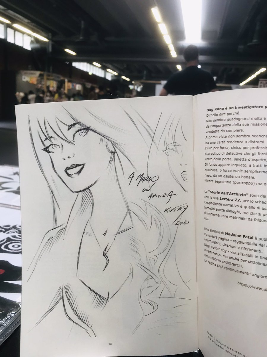 KuiryComics's tweet image. Modena Nerd - giorno 2
Dediche a lettori affezionati 

#ModenaNERD #DogKane #Kuiry #noir #detective #comics #tales