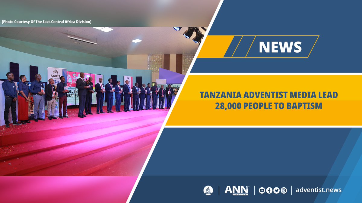 Over 28,000 people sealed their acceptance of the Adventist message with a spectacular baptism in the country of Tanzania following a three-week evangelistic campaign. 

Read more on the ANN website: bit.ly/ANN21070410 

#Adventist #AdventistWorld #AdventistNews #Tanzania