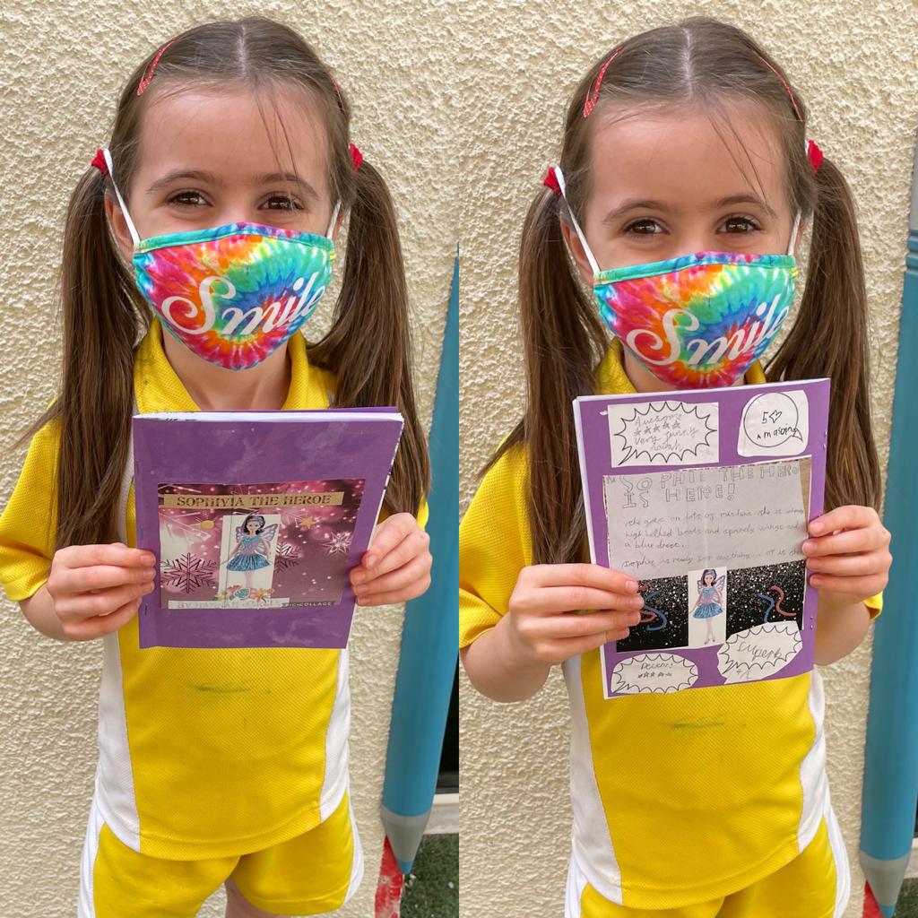 DESSyear2's tweet photo. Inspired by @Bonzetta1 we created our own books! #DESSYear2Yellow @DESSliteracy https://t.co/HKKbfG9D96