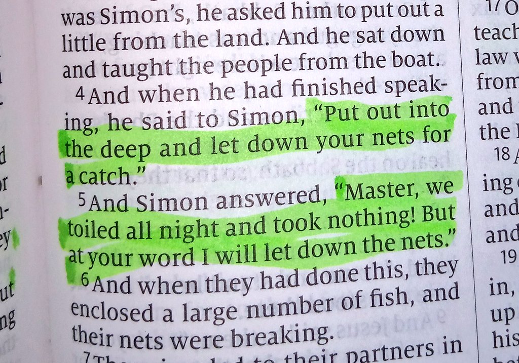 TheMatovu's tweet photo. ...But at your word, I will let down the nets.👌 https://t.co/ioGKhP91UF