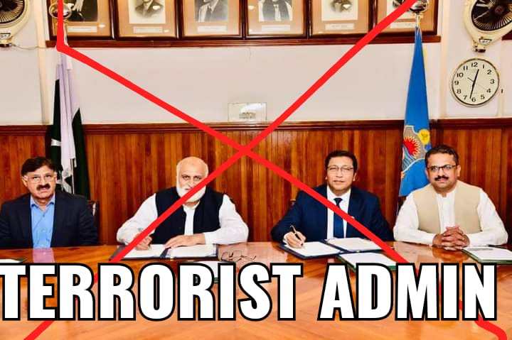 AbdulWahabChe12's tweet photo. Enough with jamiat at Punjab university. We want productive environment, free of fear and peace.

#PURejectsJamait
@DrNiazAhmadSI 
@amnesty 
@UsmanAKBuzdar 
@ChMSarwar 
@ImranKhanPTI 
@NidaKirmani https://t.co/urFfxt8g7S