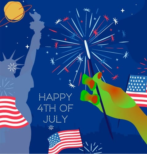 saturnvpn's tweet photo. Happy #IndependenceDay2021 from Saturn!
We're happy to announce that you can connect to our USA Servers on this amazing day to feel the #independence with no filters.
P.S: Next #4thofjuly please try to aim your #fireworks at another planet maybe?
#SaturnVPN https://t.co/nX1CxpPPDd