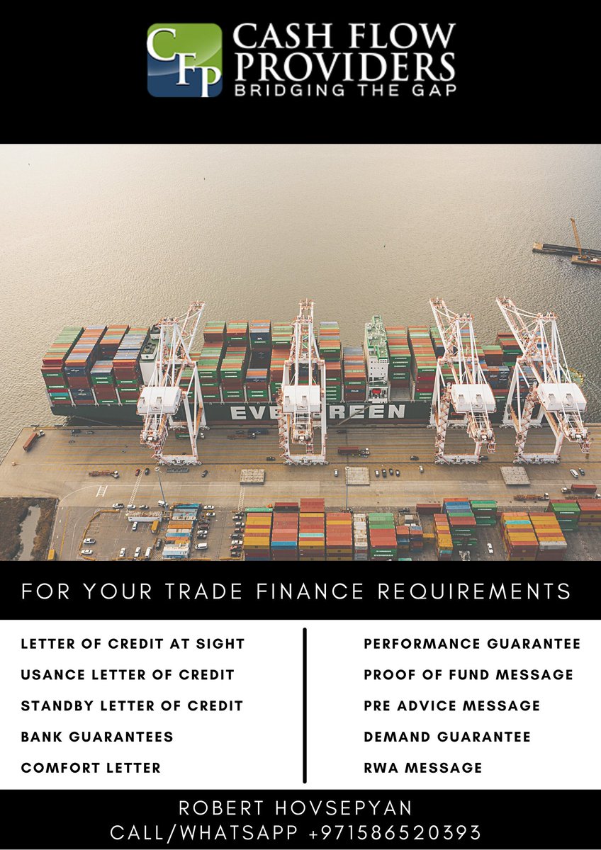 #sblc #Exports #imports #bankguarantees #comfortletters #finance #documentaryletterofcredit #Banking #tradefinance
