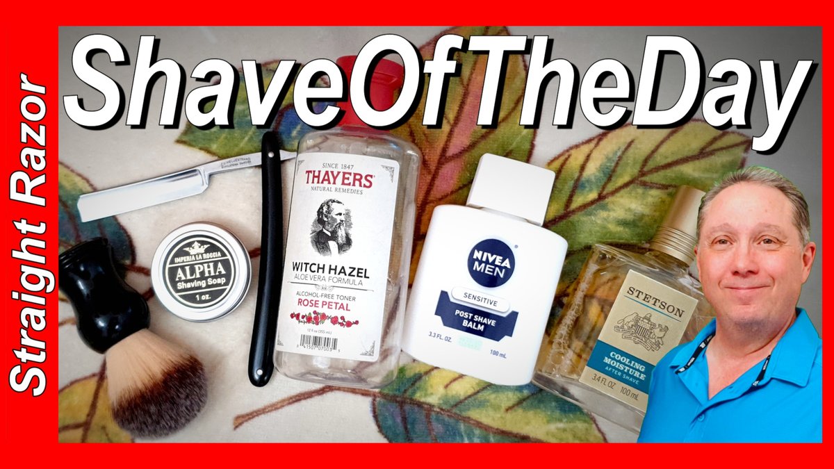 Your Sunday Shave Of The Day using a CV Heljestrand MK2 with ILR's ALPHA! youtu.be/lwojhriTv64