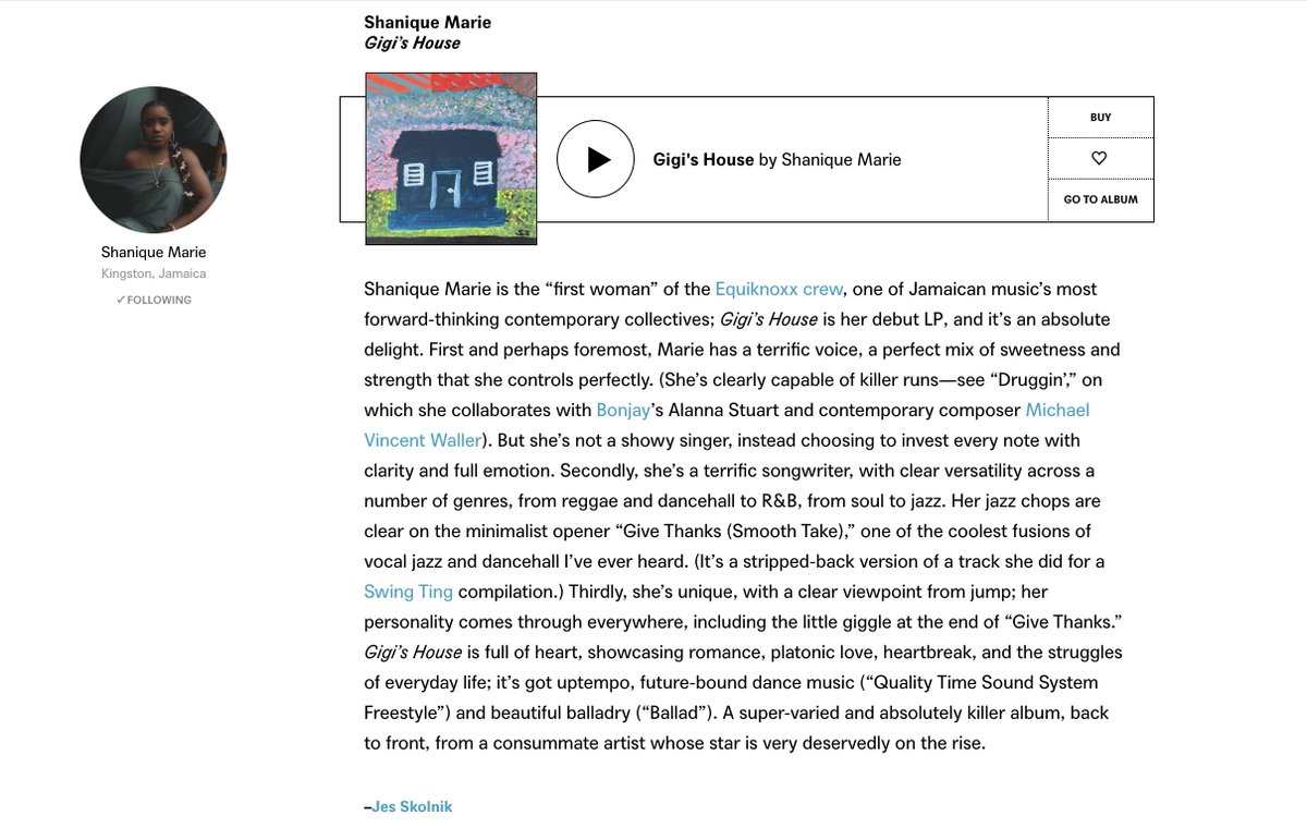 Shanmariemusic's tweet photo. Gigi's House inside @Bandcamp's Spring records of 2021! 🌻🌻🌻 @Equiknoxx_Music 

💜 to @modernistwitch on ✏️ https://t.co/dxCP6XdVjI