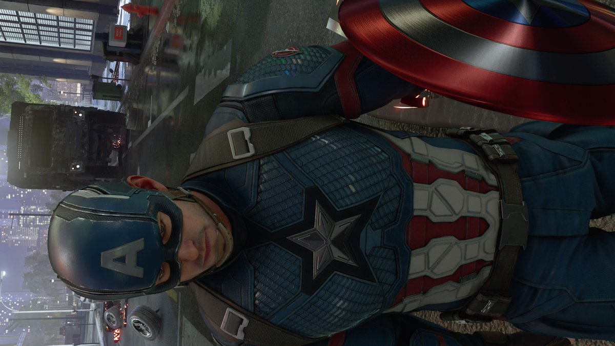 CapAkiomiMARVEL's tweet photo. #PS5Share, #MarvelsAvengers https://t.co/MFCVbQJN6Y