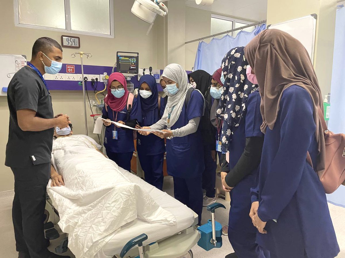 3rd Year Medical Students of <a href="/MNUedu/">The Maldives National University</a> started their clinical trainings at ADK Hospital today.

We wish the new batch, success in their academic and clinical trainings.

#ADK35