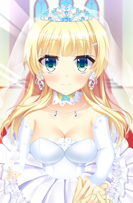 これはシルヴィと式を挙げたときの写真です

#金恋 #金色ラブリッチェ #サガプラ #SAGAPLANETS 