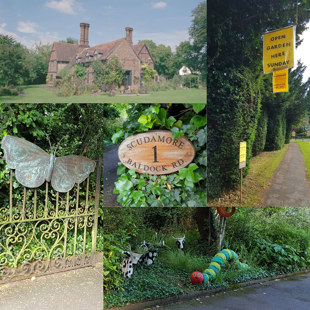 Open Gardens continues. Today only (4 July) you get another chance to visit Scudamore, at 1 Baldock Road. Probably Letchworth's oldest house with a beautiful quirky garden. Open 11-5pm. £5 entry refreshments, plants for sale ... all proceeds go to charity.
#letchworthopengardens