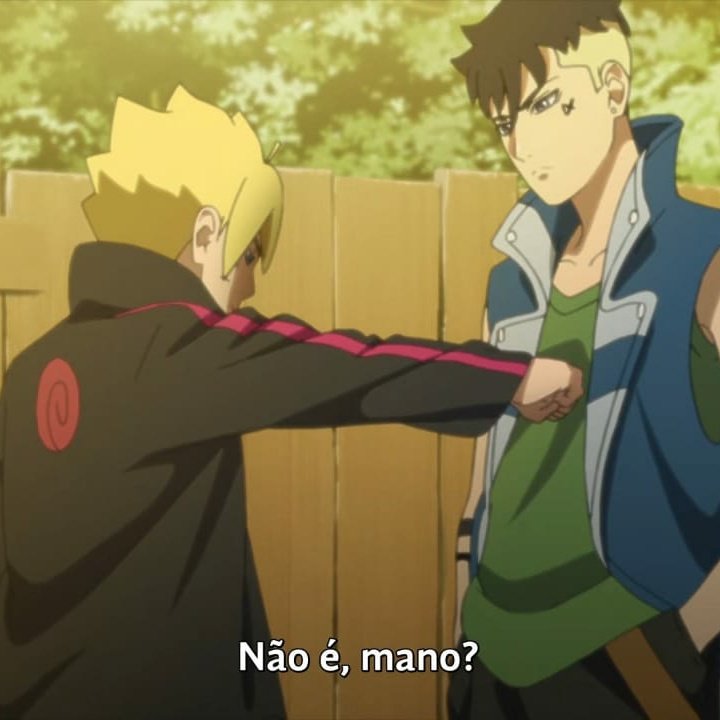 Isa  Uchiha supremacy on X: Boruto chamando o Kawaki de mano