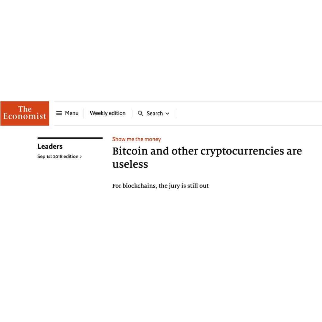 It makes you think... #Bitcoin