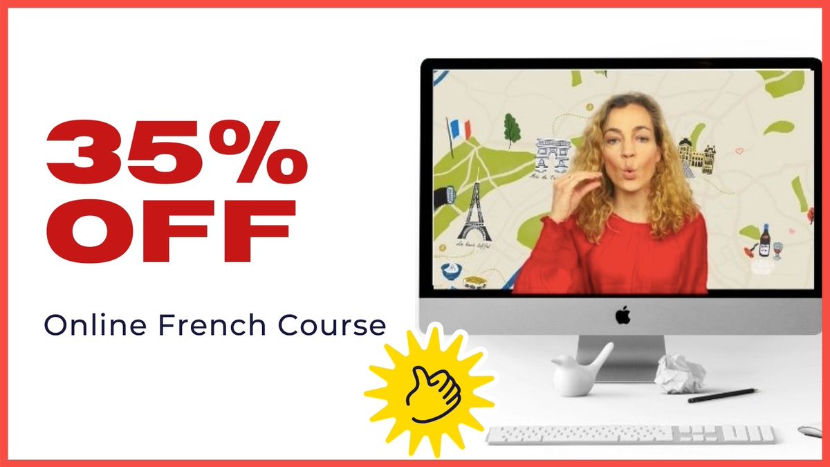 myourfrench's tweet photo. 🎉4th of July week! Get-35% on the online course! 🎉👇
https://t.co/Rteorr2FkS
#frenchcourse #frenchonline #leanrfrench #frenchpronunciation https://t.co/maLy4rDcVj