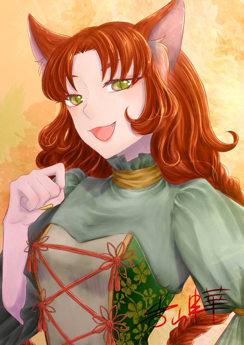 髪の毛もふもふのtwitterイラスト検索結果