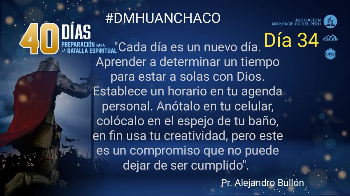 La consagración un asunto diario #ANoP #UPN #LaArmaduraDeDios #JornadaDe40Dias <a href="/Faby_Magallanes/">Fabiola Magallanes</a> <a href="/A_LittleSunShy/">Sollange Brenis</a> <a href="/PatrickBM1/">Patrick BM</a>