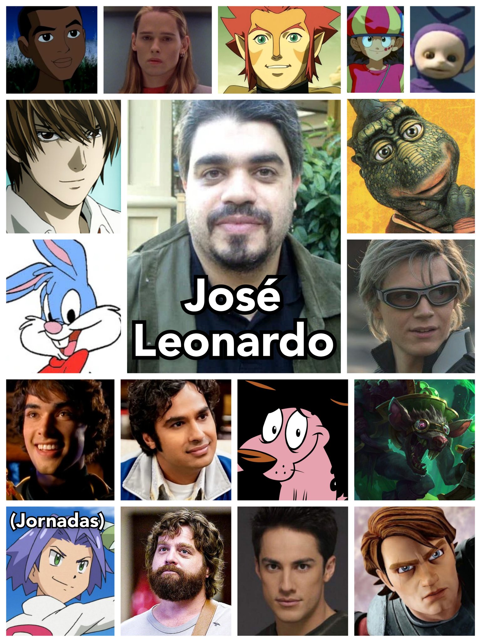 Personagens Com os Mesmos Dubladores! on X: Um grande mestre da  versatilidade em dublagem, tanto que não deu pra deixá-lo em uma só imagem!  Alguns personagens do lendário José Leonardo! José é