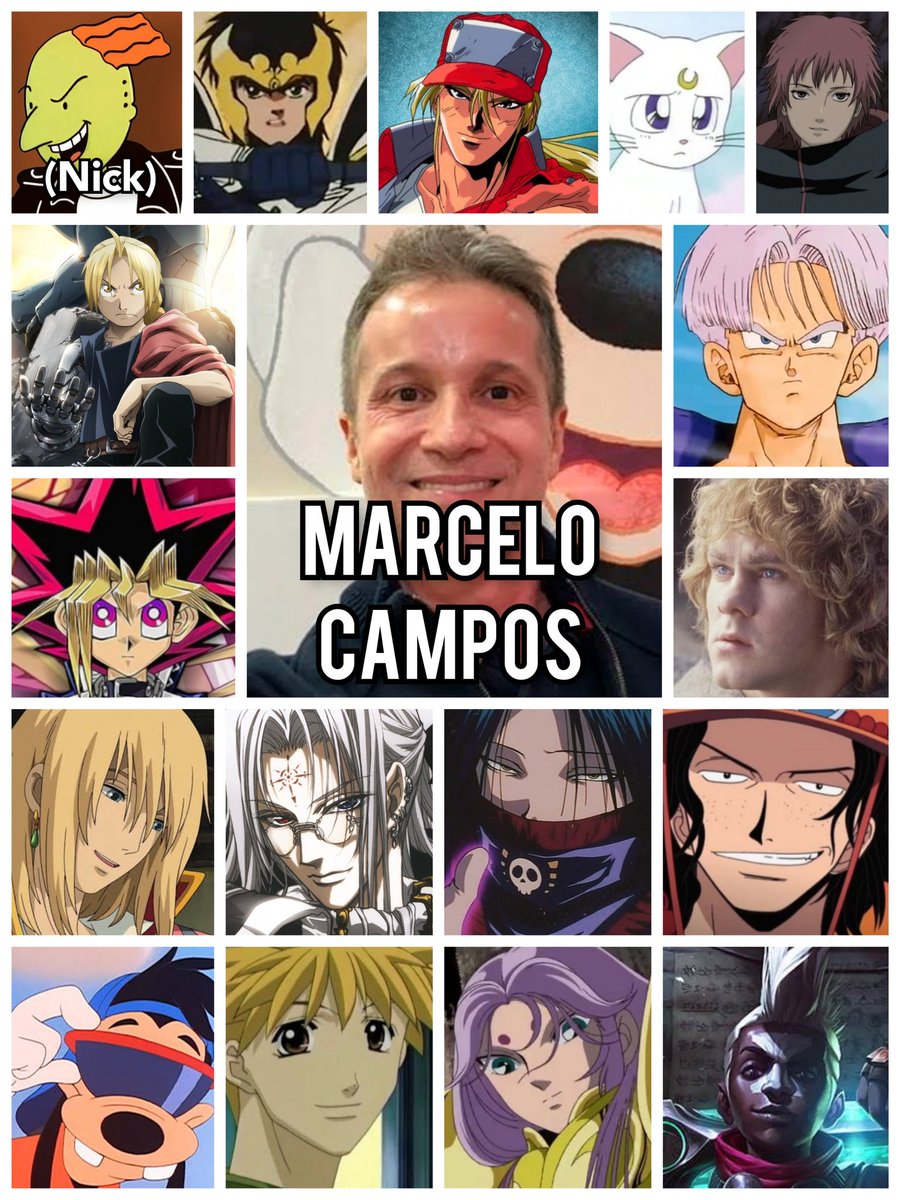 Rio Anime Club - O dublador Marcelo Campos é presença confirmada no  #RAC10anos!! Conhecido pelas vozes de grandes personagens de anime como Yugi  em Yu Gi Oh, Edward Elric em Full Metal