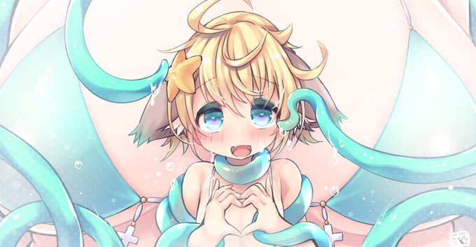 どこかの海で今日も幸せに生きてるショタくん🌊(オオカミ耳) 