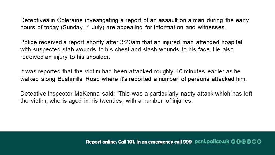 Police Causeway Coast And Glens Psniccgdistrict Twitter