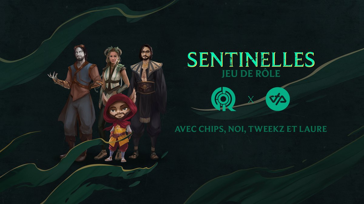 Gofroles's tweet photo. Game of Rôles : Sentinelles Épisode 1, dans l'univers de Runeterra c'est à 20h sur https://t.co/LGRkW95xyZ !

Nos joueurs : @Twisted_Chips @Noigiaire @Tweekzila et @LaureBuliiV et le MJ : @FibreTigre 

C'est une initiation à l'univers de LoL donc n'hésitez pas à venir découvrir ! https://t.co/p5rb11m8XQ