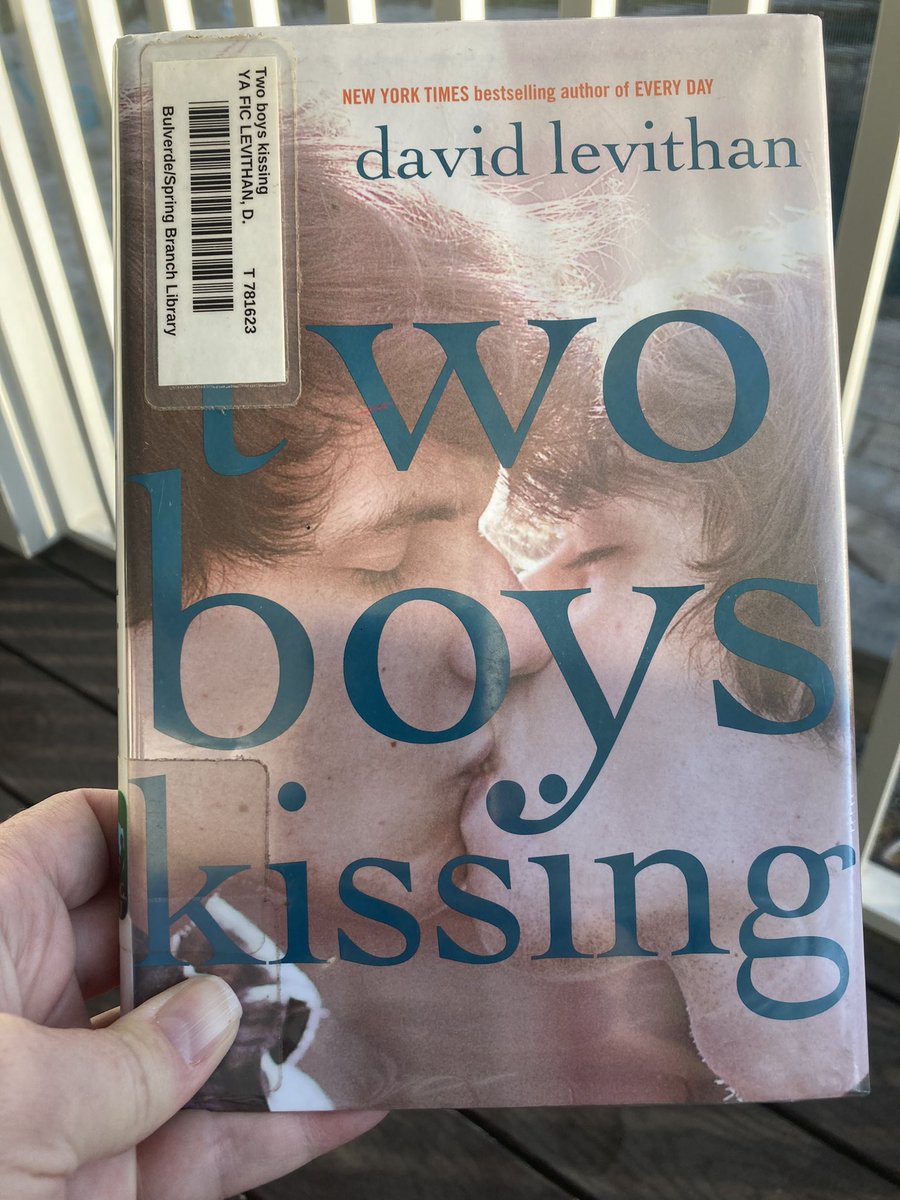 Just read Two Boys Kissing. An interesting perspective seen through the eyes of gay men who died from AIDS and how they see boys of today navigating the same situations they once faced, and how different (but also sometimes the same) the world is now. #SLIS55325 <a href="/UHCL_SLIS/">UHCL_SLIS</a>