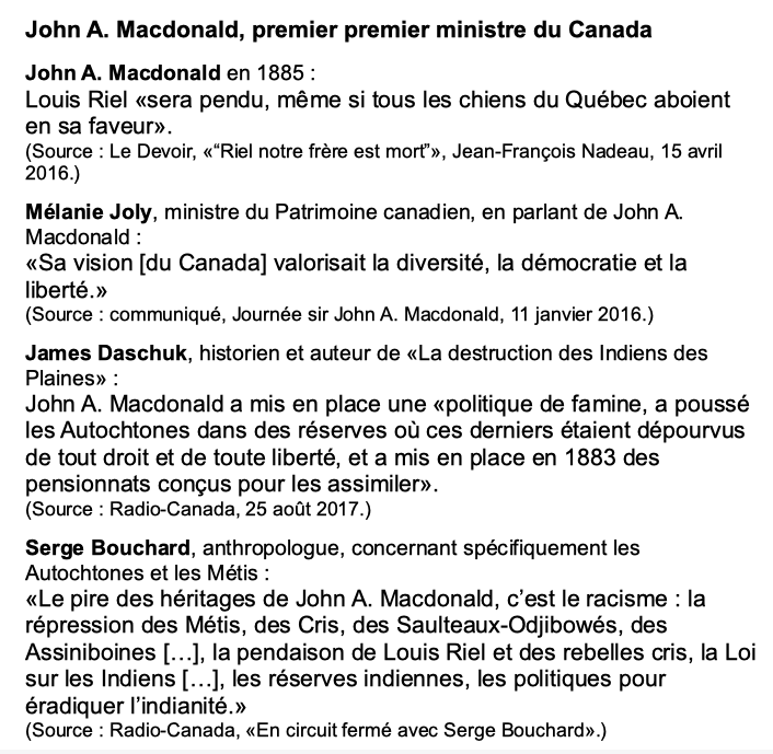 lilianesse's tweet photo. John A. Macdonald, les Autochtones et les Métis. https://t.co/eOravxXF0e