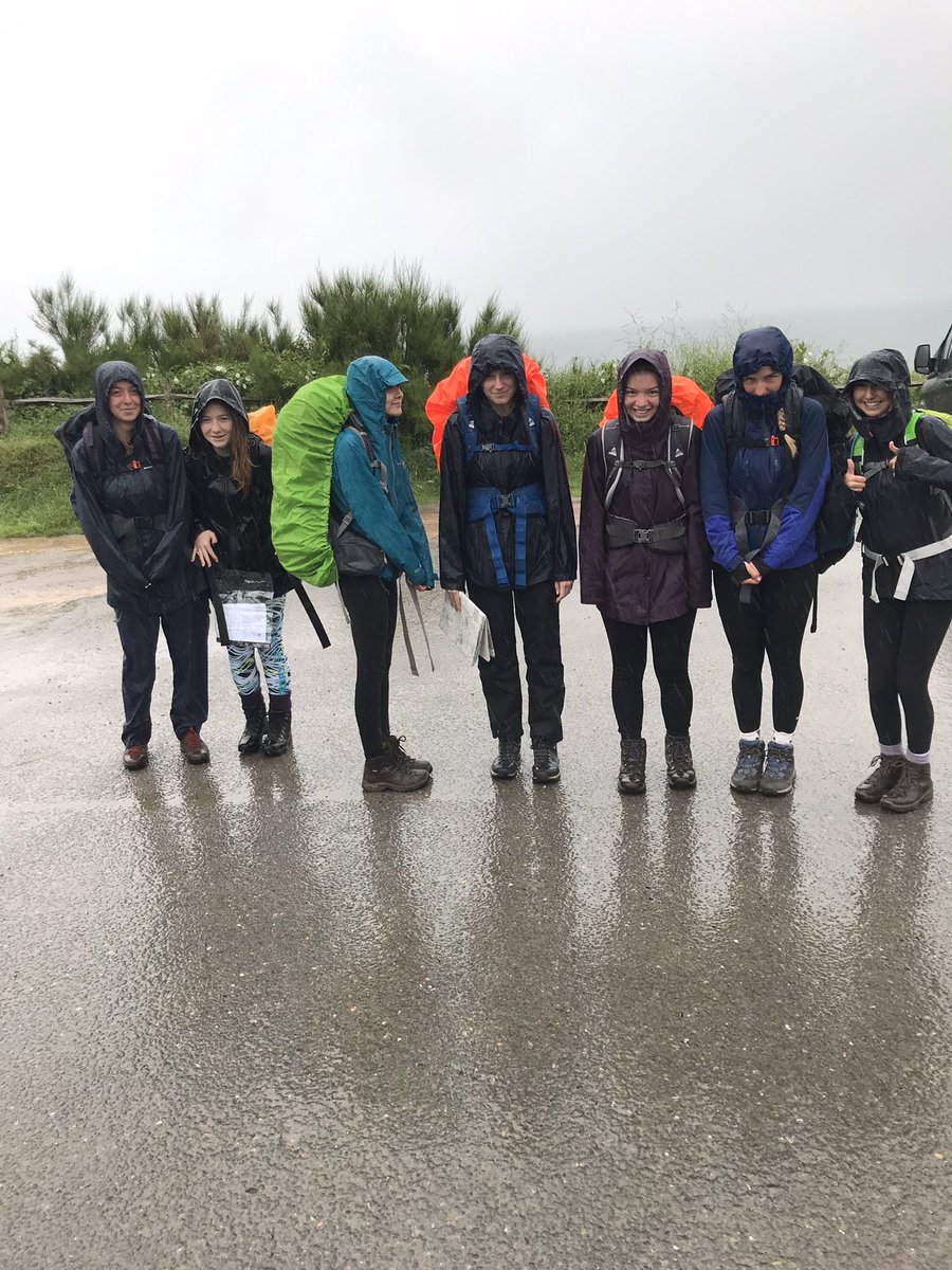 It’s been very wet <a href="/helesschool/">Hele's School</a> <a href="/dofe/">The Duke of Edinburgh’s Award</a> this morning but thankfully clearing up a little now…