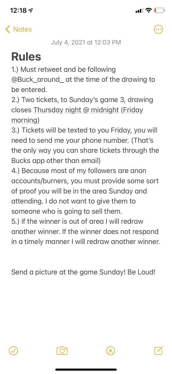 #Bucks fans, doing a finals ticket (two tickets) giveaway for Sunday’s game. Read the second tweet for rules. Must retweet and follow to enter. Hoping to grow a #Buckstwitter account