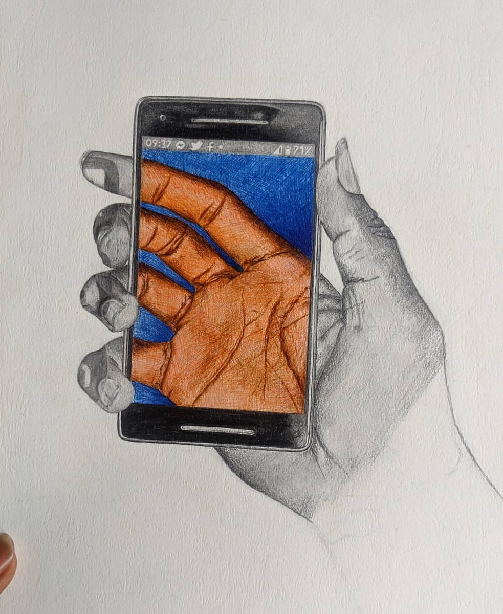 dior_artz's tweet image. I&apos;m glad to share a second progress shot of this personal project with you.

My next post will be the final shot of this project I&apos;ve been working on.

In the meantime, I&apos;ll like to know what you can interpret from this so far 🤔
#tellmewhatyouthink 
#yourpencilplug
#mixedmedia