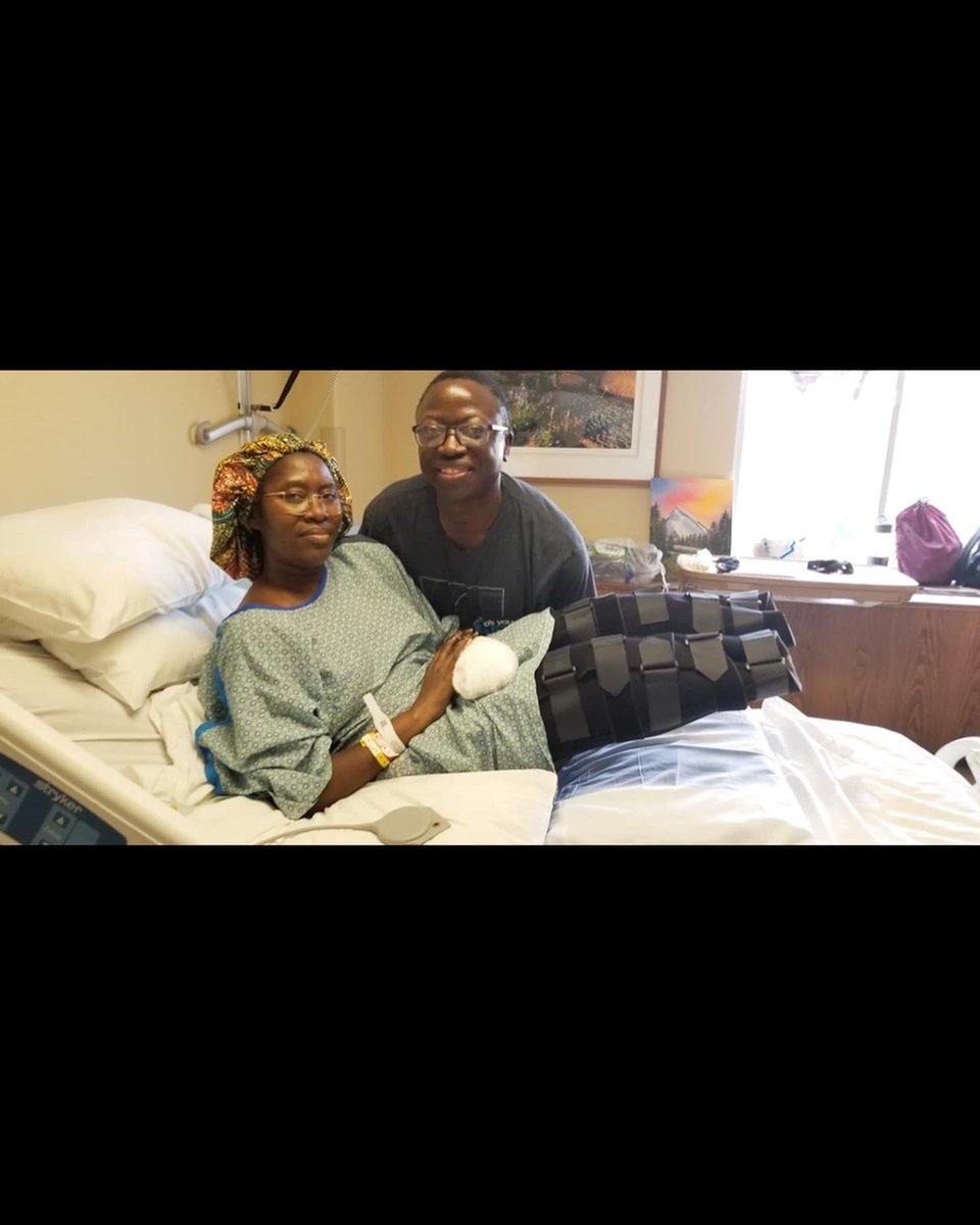 PhoebeKyan's tweet photo. My mum had a bad reaction to Covid-19 &amp; vaccine. Now she has been amputated below her knees and will be losing most of her hands later. Please we need help with medical bills and adjustments to make her comfortable. We thank God for her life. God bless you!🙏🏾 https://t.co/KTyzzBk4dm