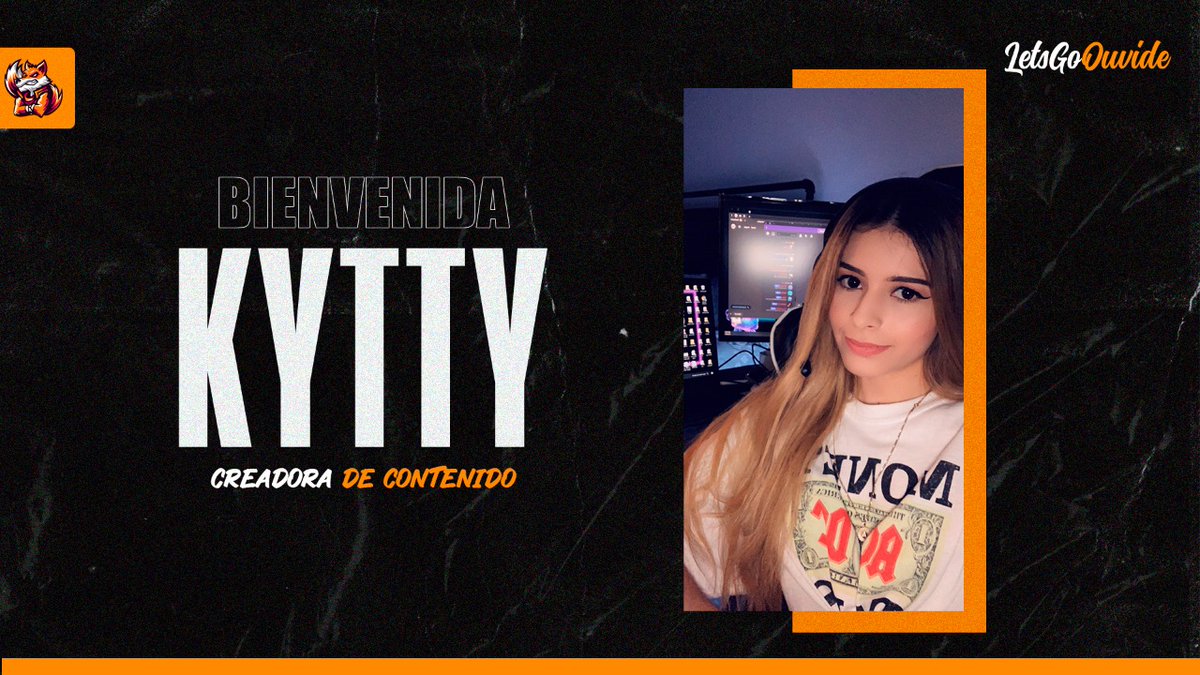 ¡Bienvenido Kytty!
 Le damos la Bienvenida a Kytty, una creadora de contenido que sin duda alguna con su forma de ser hace que la pases muy bien. No olvides seguirla en su pagina de Facebook para no perderte ningun stream de ella.