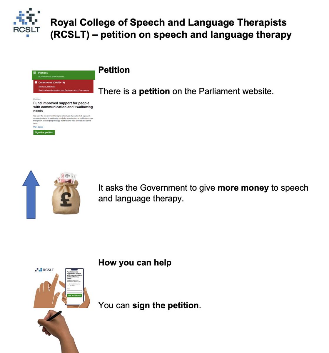 As the #FundSLT petition approaches 10,000 signatures, we're delighted to publish another resource to support its promotion. ▶️ bit.ly/3AivXKi

Please continue to sign &amp; share ▶️ bit.ly/2T6HOtP

Together, let's secure that Government response before Wednesday.❤️