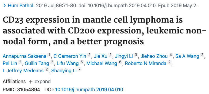 SibaElHussein's tweet photo. #LessonsFromtheFridayUnknowns: Case of leukemic non-nodal MCL involving the spleen shown by @ljmedeirosMD and @LianqunQiu ➡️ Notes + link to revisit slides+ more articles on the topic ➡️https://t.co/GIi73Ct5Oj #hemepath #pathtwitter #lymsm @KirillLyapichev @RMirandaMD 🔬🩸 https://t.co/D7ICuQYSlV