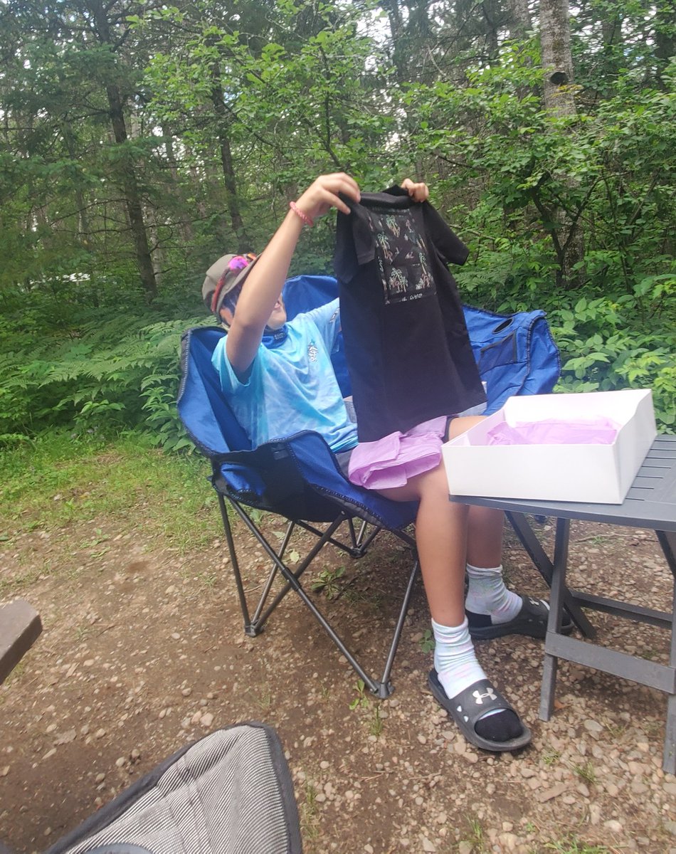 613Camper's tweet photo. We had a quiet one night stay at Lake St. Peter @OntarioParks before heading to @Algonquin_PP  It was perfect for a box full of gifts for a grade 8 grad &amp; some cotton candy clouds. The site firepit seemed like we were given a timeout for being naughty, we had a wall of brush 🙃😅 https://t.co/FEqImNgRkS