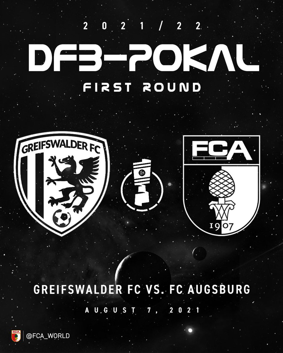 Fc Augsburg On Twitter We Will Begin Our Dfb Pokal Run At Greifswalder Fc Https T Co 2lffkoakfw Twitter
