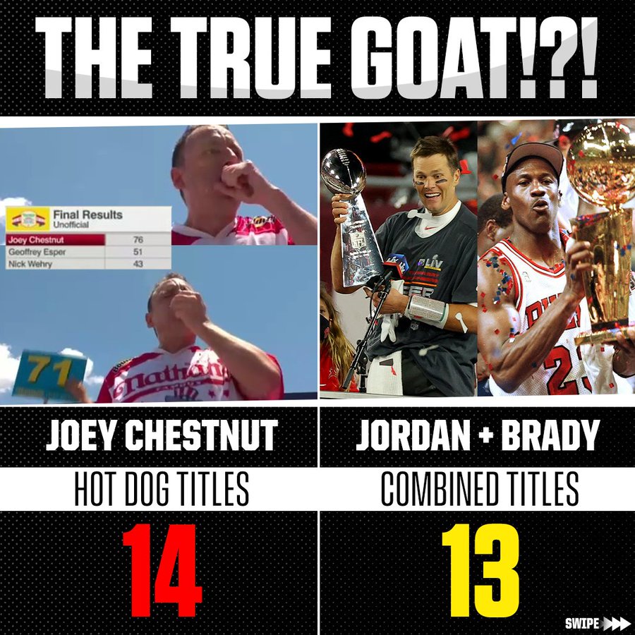 Joey Chestnut breaks own hot dog record, but fans blast ESPN for losing feed