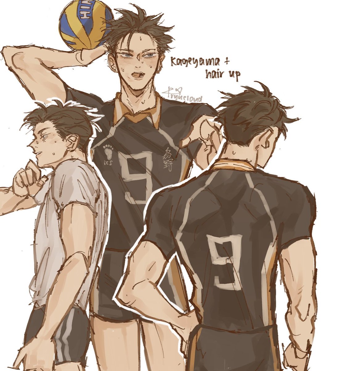 Kageyama gels up his hair //pt.1 

#kageyama #bokuto #haikyuu 