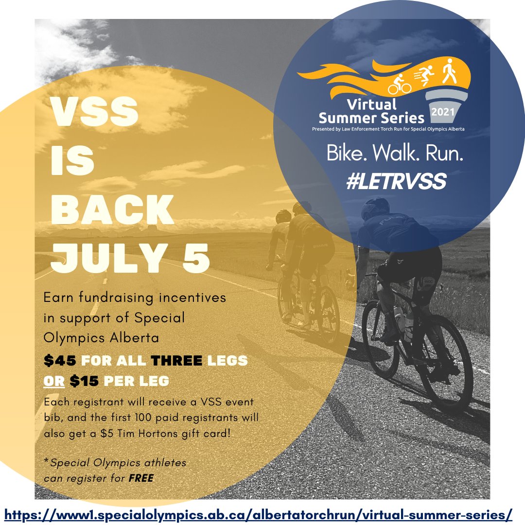 AlbertaLETR's tweet photo. The 2021 Virtual Summer Series kicks off tomorrow and we could not be more excited!π
Make sure you join us tomorrow at 11:00 a.m. MT on our Facebook, Twitter, and YouTube to help us kick off VSS 2021!!
#kickoff #LETRVSS #bikewalkrun https://t.co/cAtajQlQhD