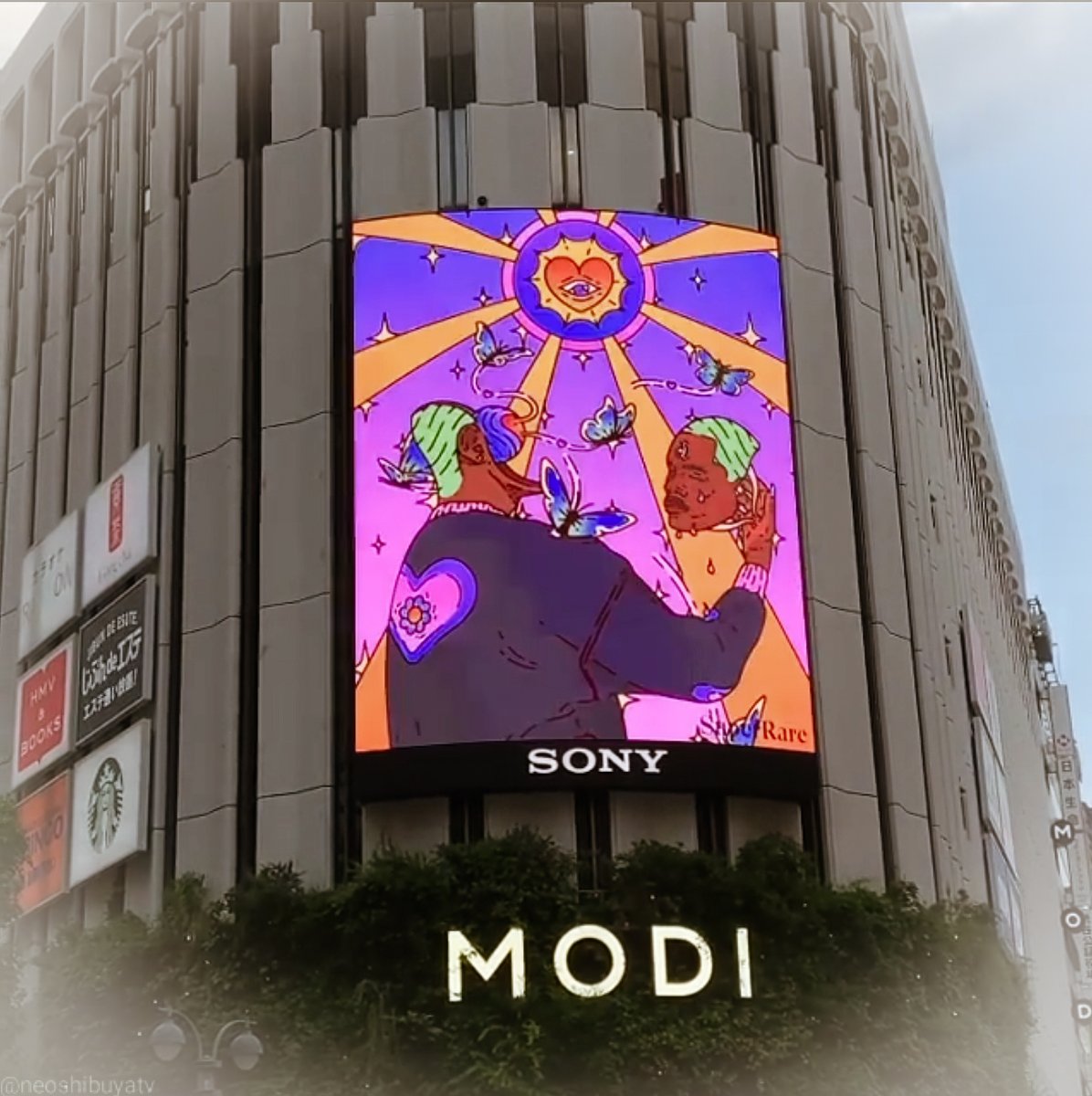 my work in shibuya (tokyo) :)!