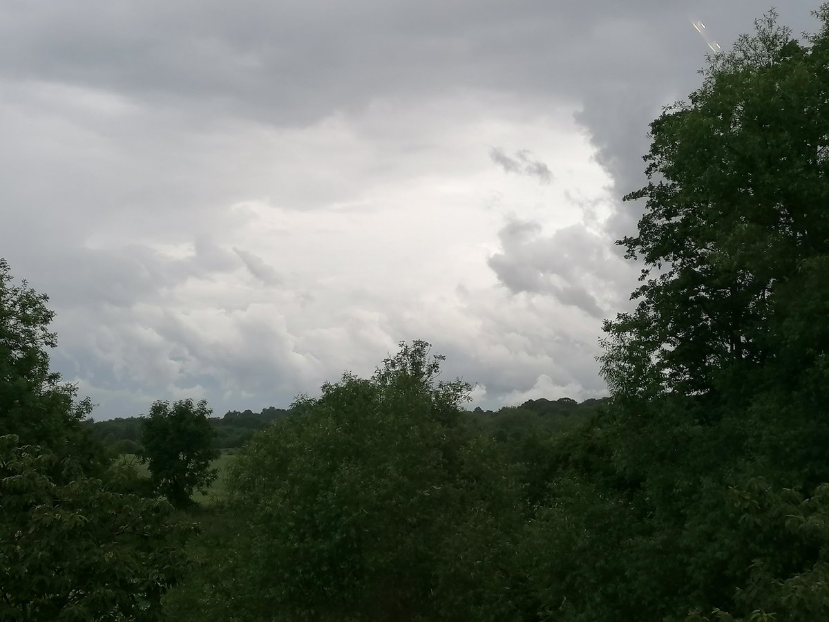 Just before the #thunderstorm hit 😍