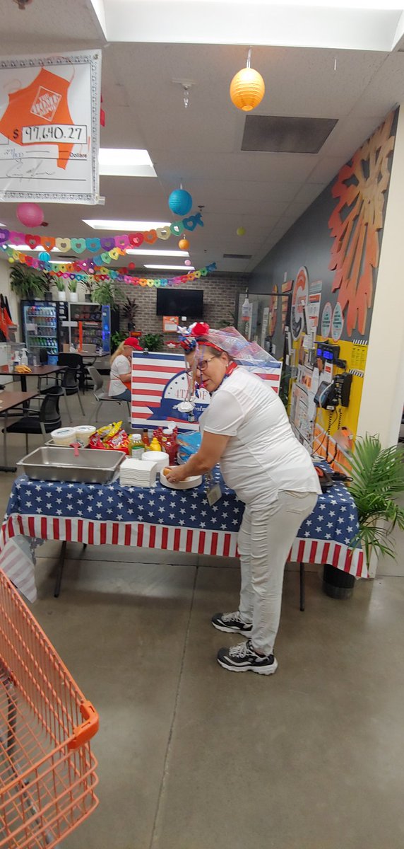 Happy Fourth of July! 🎆 🇺🇸 6363 celebrating with hot dogs, beans, potato salad, chips and watermelon. Did I mention ice cream for dessert? #6363palmcoastproud <a href="/HDRessie_8531/">Therese</a> <a href="/lindap6635/">linda perez</a> @WardallyJ <a href="/RickGTHD/">RickGTHD</a>