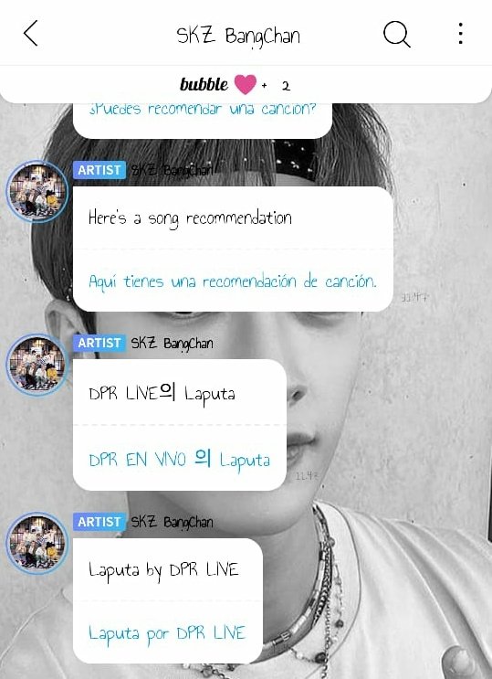 SNAbc_8's tweet photo. ❗❗ Bangchan en bubble ❗❗
- recomendó :
Laputa by DPR live
(Si así se llama) :)
#BangChan #StrayKids #Bubbleskz
#Bubble https://t.co/QvqOtnLbje