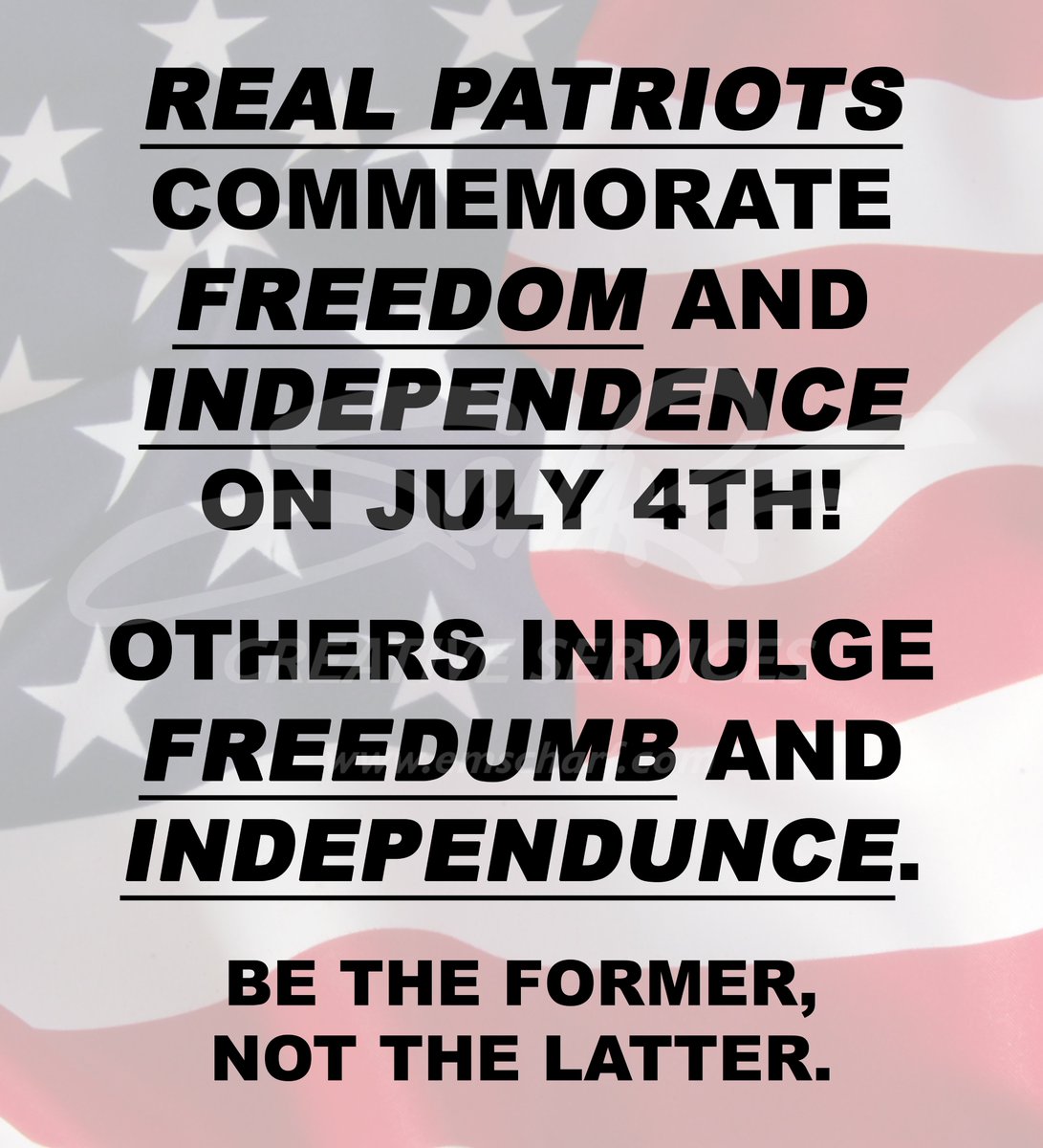 emscharf's tweet photo. #HappyIndependenceDay #Happy4th . . . to the #RealPatriots. #BeGoodOutThere! https://t.co/vs0BRNW7x4