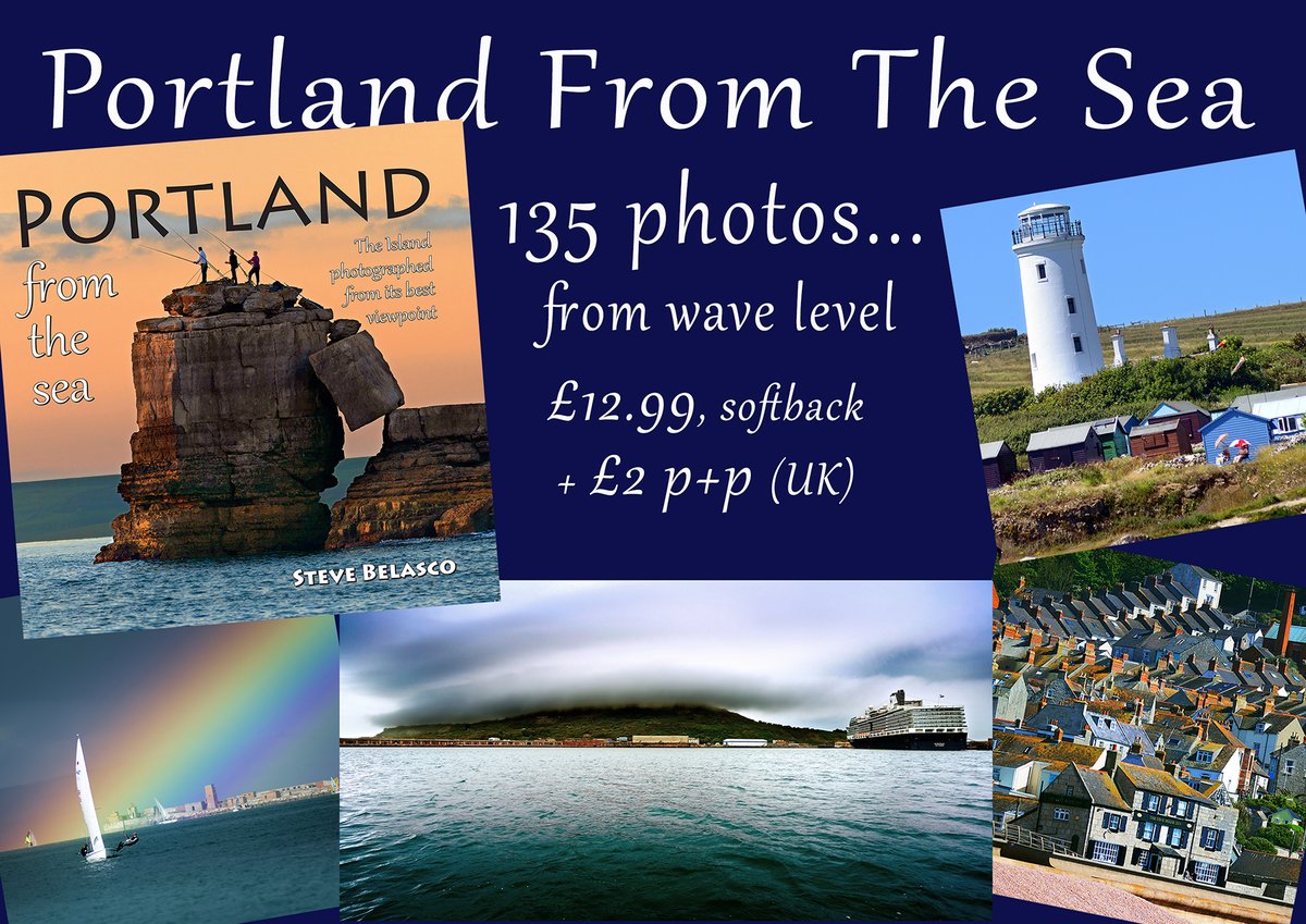 My new photobook, Portland From The Sea, is out now...
Only available (at the moment) from me, here:  stevebelasco.net/copy-of-book
#Portland #marinephotography #jurassiccoast #photobooks