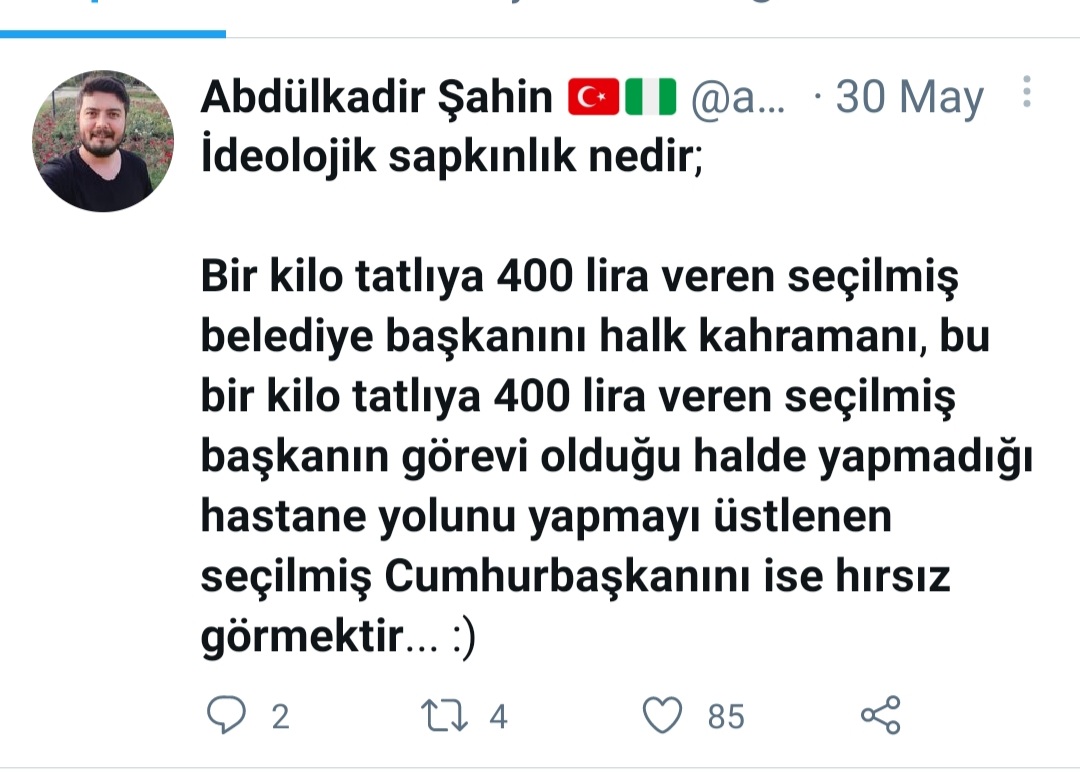 Hırsız Erdoğan etiketi altında paylaşım yapan ve bu ülkeyi beğenmeyen soysuzlara bu twitimi armağan ediyorum...

Ama siz yine de anlamazsınız çünkü ideolojik sapıksınız... 🙂

#GönlümüzüÇaldınReis 
<a href="/RTErdogan/">Recep Tayyip Erdoğan</a> 😍