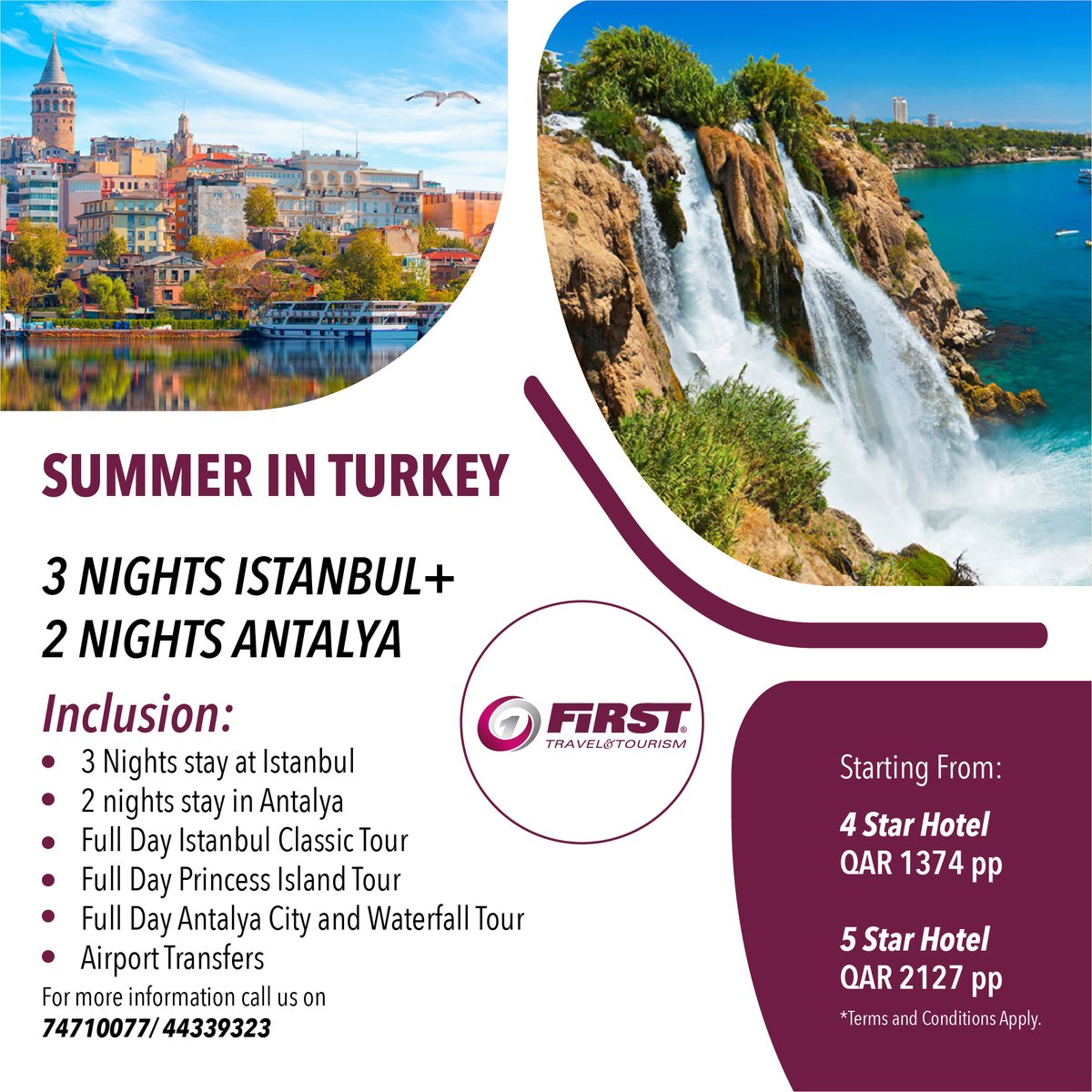 FirstTravelQa's tweet photo. SUMMER IN TURKEY: Package 4

Now spend your summer vacation in Turkey. Book with first travels today!!!

Contact us for more information on 74710077/ 44339323 or email us on info@firsttravelqatar.com Or visit our website https://t.co/hCqhZ1kNjC
#travel #vacation #turkey #istanbul https://t.co/xlfkmWUA56