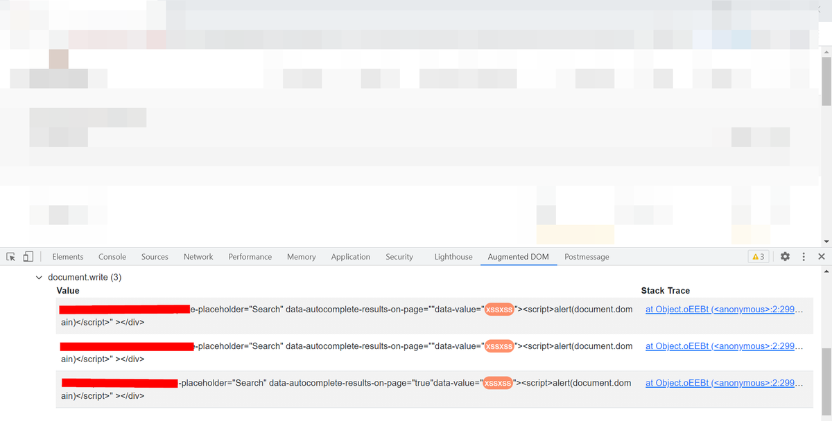 saajanbhujel's tweet photo. Yesterday found two DOM XSS with the help of DOM Invader. Thank you @PortSwigger for making this amazing extension ๐๐ฅ
Tip: Use DOM Invader for finding DOM XSS manually.
#burptips #bugbountytips https://t.co/ma4PScAffj