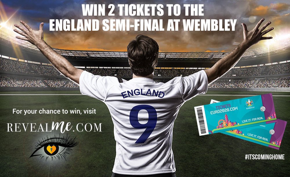 RevealMeCom's tweet photo. 𝐈𝐓’𝐒 𝐂𝐎𝐌𝐈𝐍𝐆 𝐇𝐎𝐌𝐄 🏴󠁧󠁢󠁥󠁮󠁧󠁿 

Who wants to 𝙒𝙄𝙉 x2 tickets for the Semi Finals for this Wednesday at the Wembley Stadium? 

That’s right! We are 𝐆𝐢𝐯𝐢𝐧𝐠 𝐚𝐰𝐚𝐲 x2 tickets for the Semi Finals!!! ⚽️ 

⚽️🏴󠁧󠁢󠁥󠁮󠁧󠁿⚽️🏴󠁧󠁢󠁥󠁮󠁧󠁿⚽️🏴󠁧󠁢󠁥󠁮󠁧󠁿⚽️🏴󠁧󠁢󠁥󠁮󠁧󠁿⚽️🏴󠁧󠁢󠁥󠁮󠁧󠁿⚽️🏴󠁧󠁢󠁥󠁮󠁧󠁿

https://t.co/jYuhXK0Wgz https://t.co/1YZVjGrMZ4