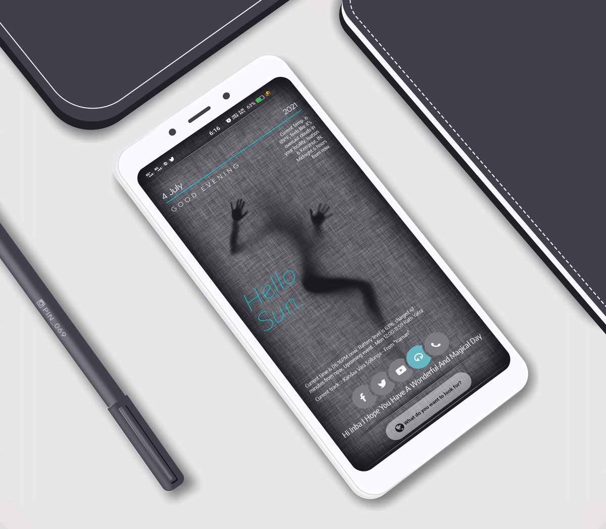 inbaraju_d's tweet photo. Today's Setup
Wall credits goes to the creator
#Kwgt #Widget #Floral by @theandrofreak
#Stickman by @ErickMe60981264
#Hs2i #Template by @pin_069
@Marcel73390851
#Android #iOS #Apple #Setups #Homeacreen
All credits goes to the great developers 🙏👊❤️ https://t.co/sv5quIN1uh